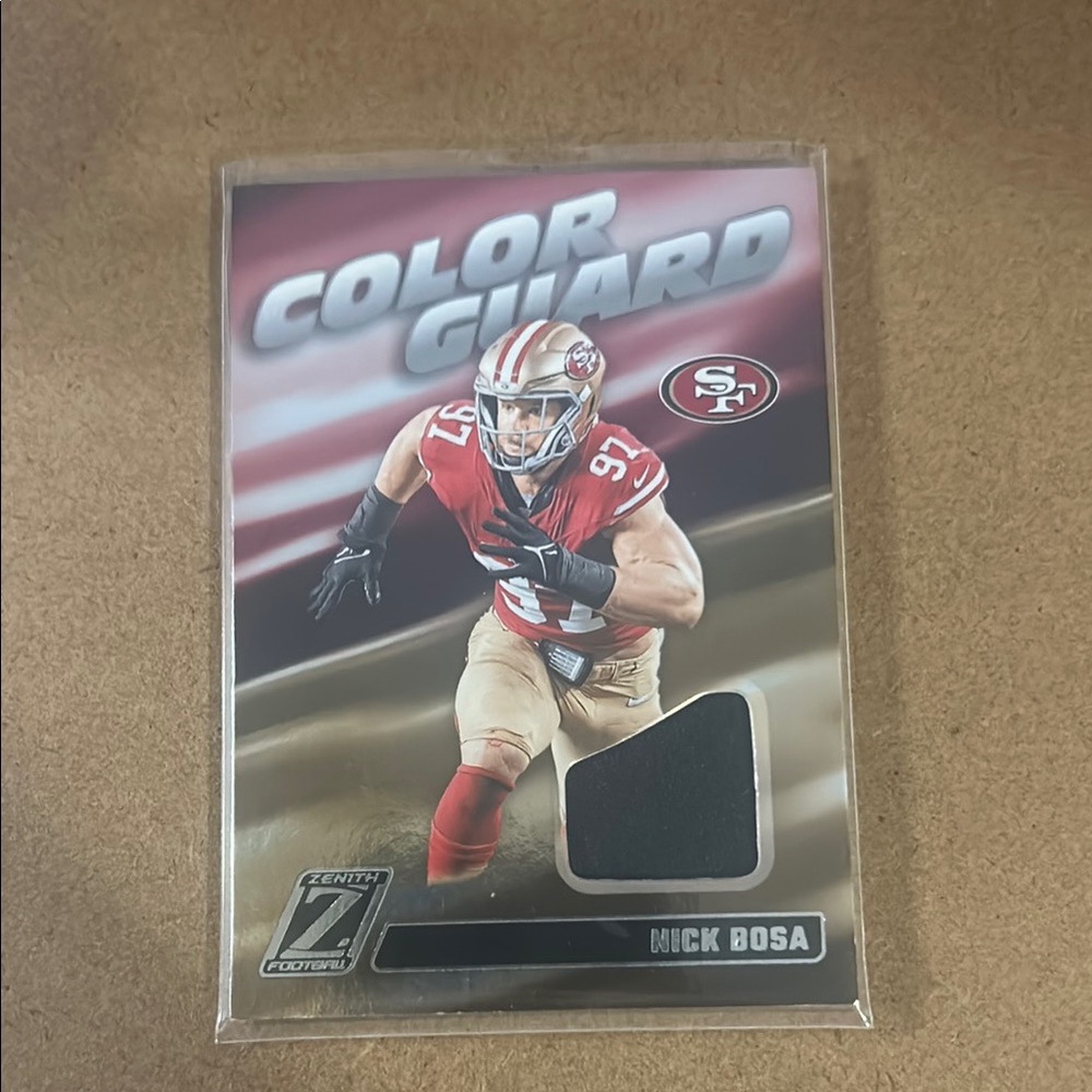 Nick Bosa Color Guard Football Card